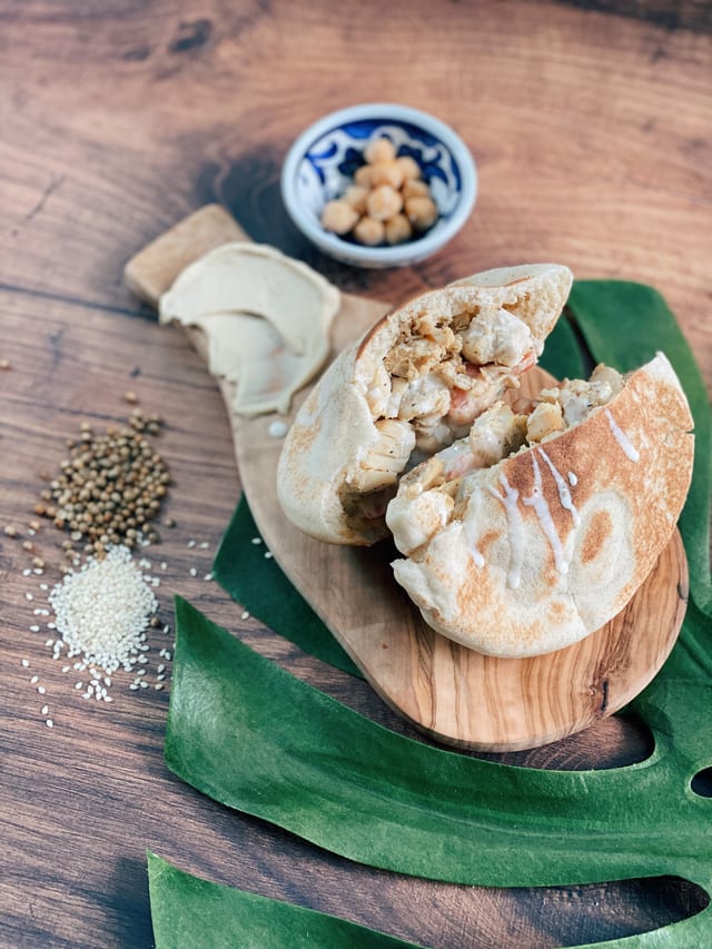 Chicken Shawarma Sandwich.