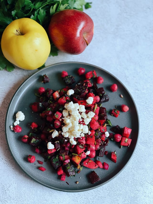 Beets Apple Salad.